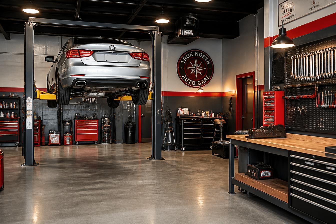 Oficina M.F.G Reparações de Automóveis organizada e profissional